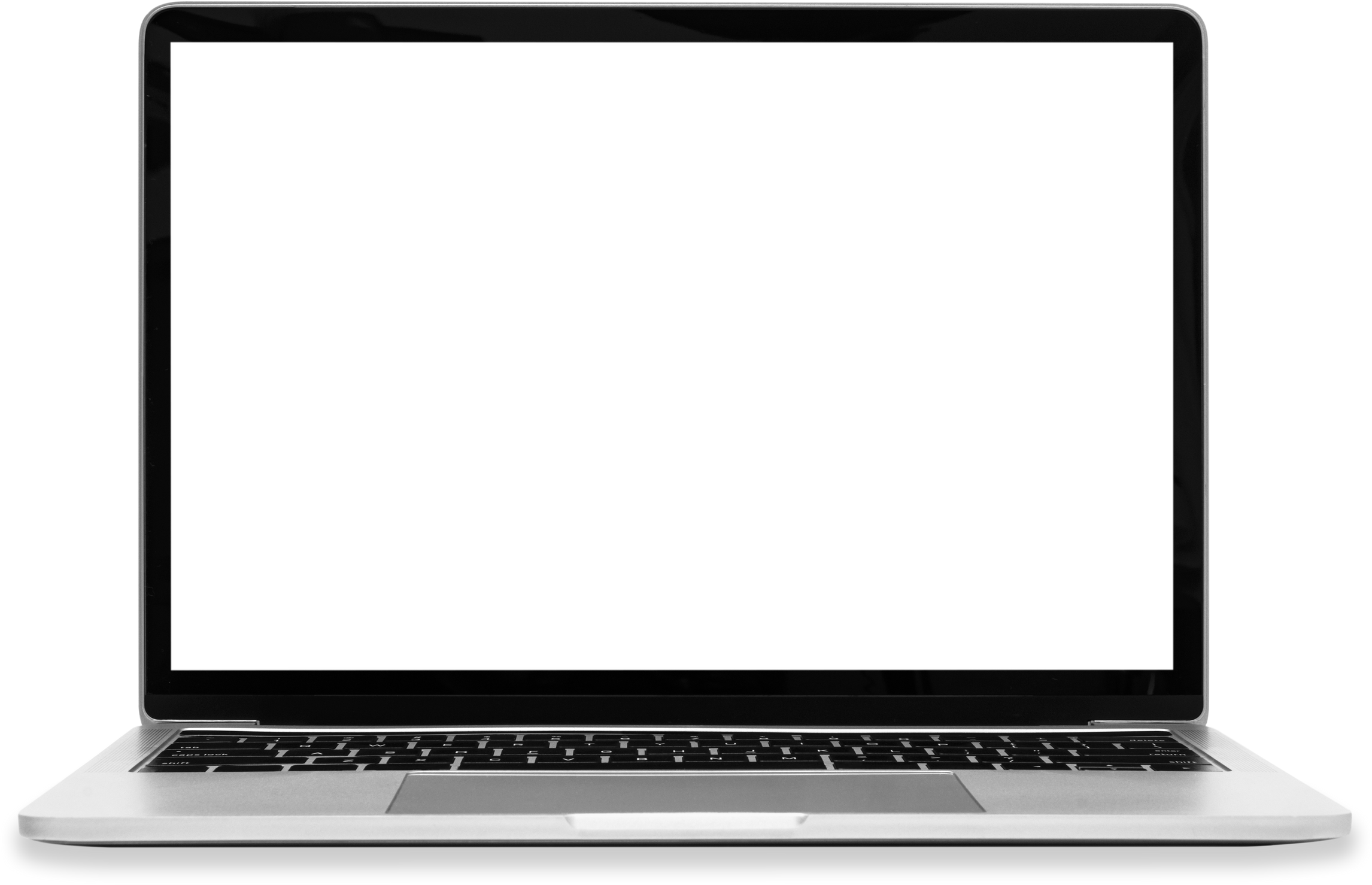 Blank Laptop Screen